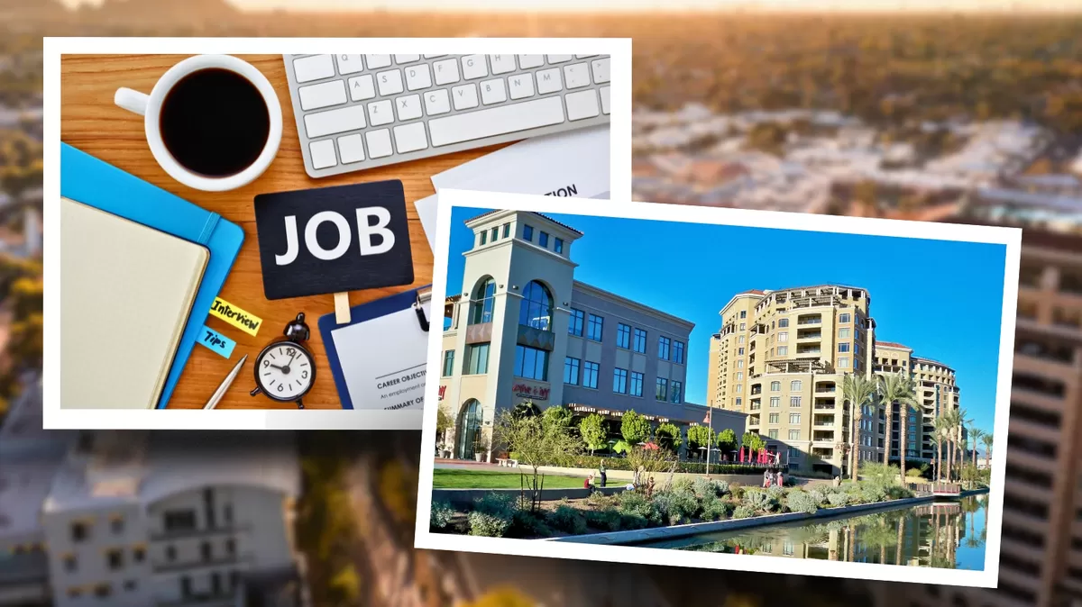 Scottsdale USA: La ciudad no solo destaca en vacantes, también ofrece bajos niveles de criminalidad y múltiples opciones recreativas para los trabajadores temporales. Crédito: Ilustración AMTV