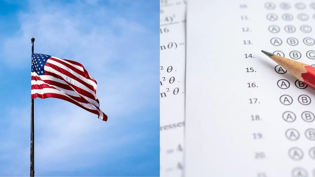 USCIS mantiene vigente el examen de ciudadanía 2008 tras recibir críticas por los cambios propuestos. Crédito: Ilustración AMTV