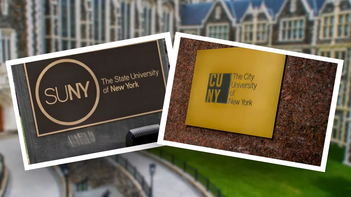 Opportunity Promise NY: SUNY y CUNY atenderán a unos 600 mil estudiantes con programas gratuitos en tecnología, salud y educación a partir del año fiscal 2026. Crédito: Ilustración AMTV