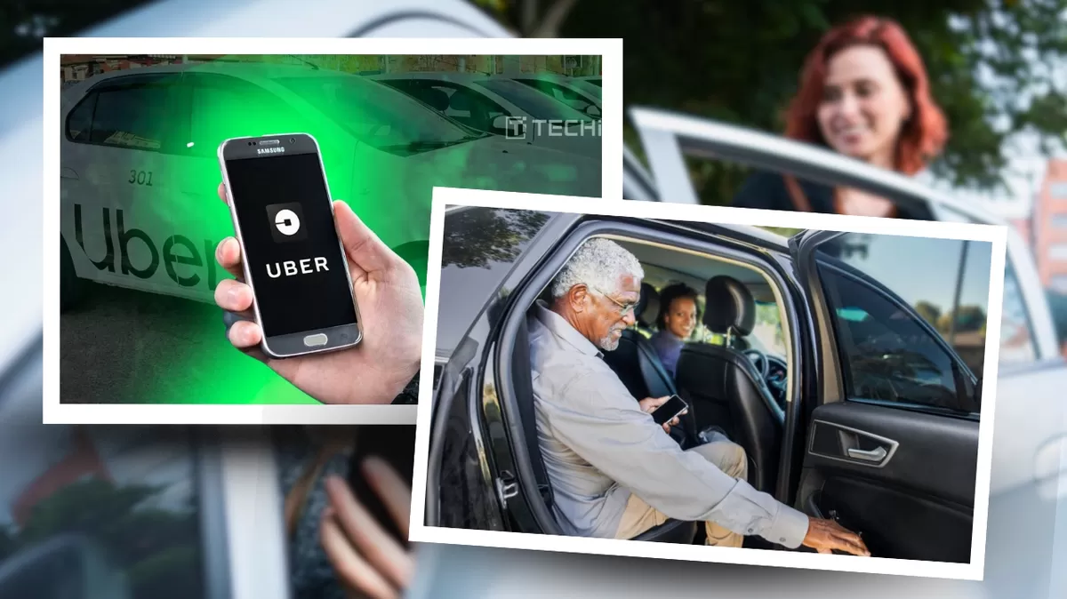 Uber USA: Lyft también compite con su versión Silver, que incluye atención telefónica y control familiar en tiempo real para usuarios mayores. Crédito: Ilustración AMTV
