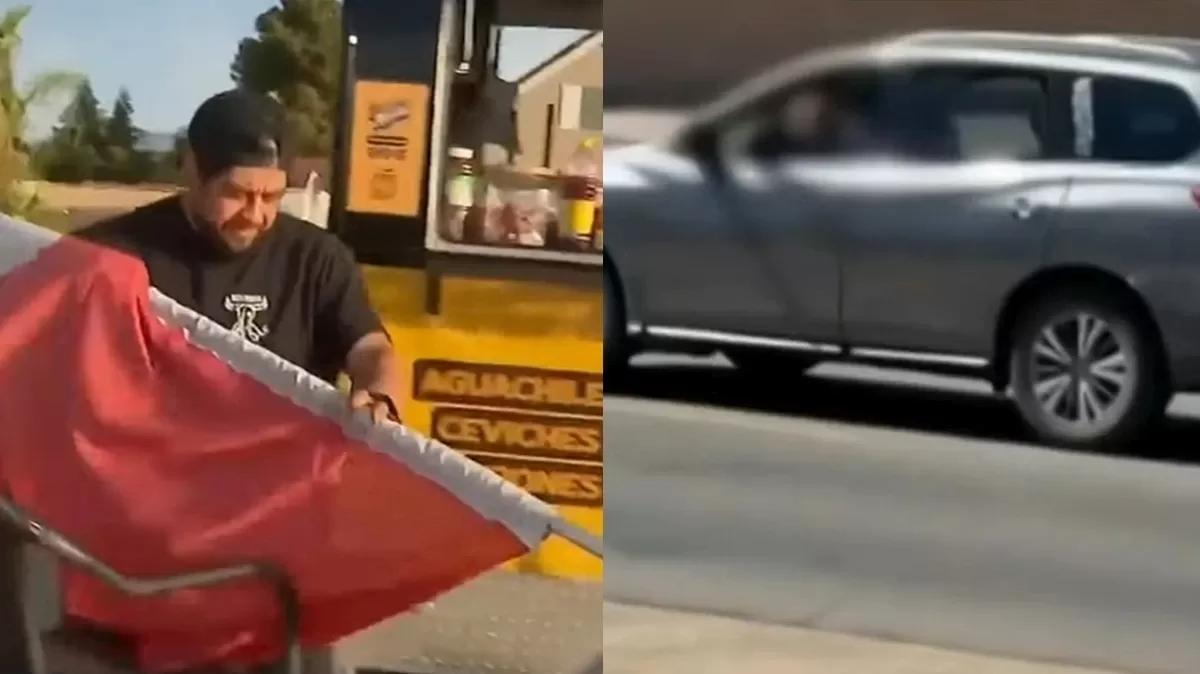 Pasó en un auto y le gritó al dueño del negocio: "Vete a tu país".