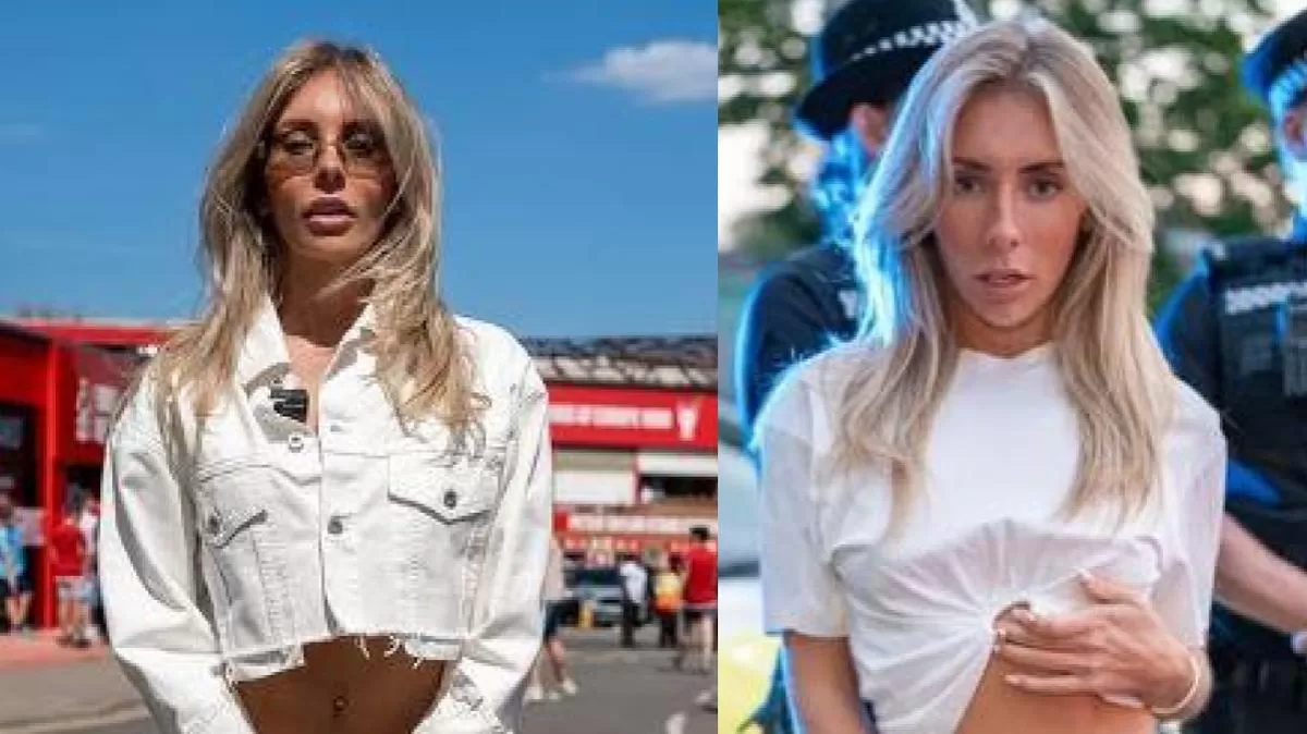 Bonnie Blue se pronuncia tras ser vetada de OnlyFans y cancelar su controversial “petting zoo” con 2 000 asistentes. Perdió millones y busca nuevas plataformas. Crédito: Ilustración AMTV