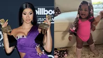 Cardi B muestra el rostro de su hija Blossom por primera vez en redes sociales. Crédito: Ilustración AMTV