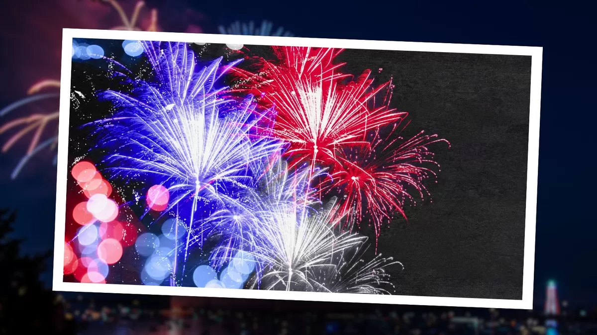 Día de la Independencia USA: Algunas ciudades programaron shows alternativos con drones o luces láser debido a regulaciones ambientales y riesgos de incendio. Crédito: Ilustración AMTV