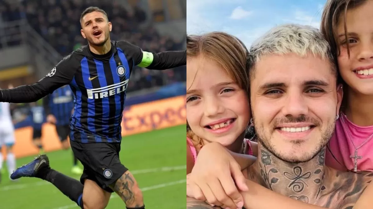 Mauro Icardi no vio a sus hijas el Día del Padre y el conflicto con Wanda Nara vuelve a estallar. Crédito: Ilustración AMTV