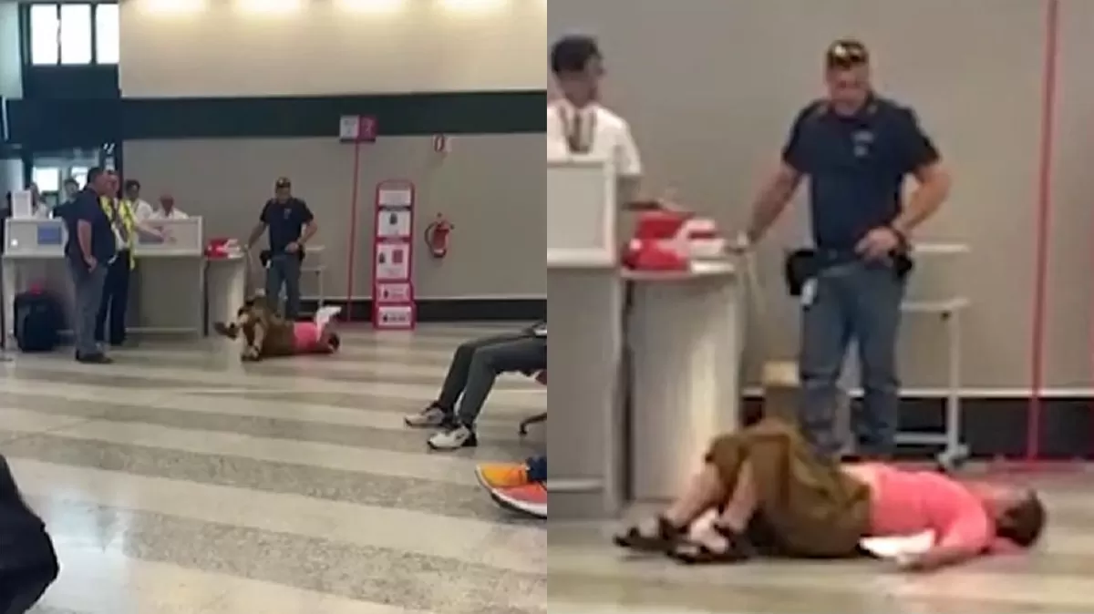 Esta mujer hizo tal escándalo que se volvió viral. (Ilustración Vive América)