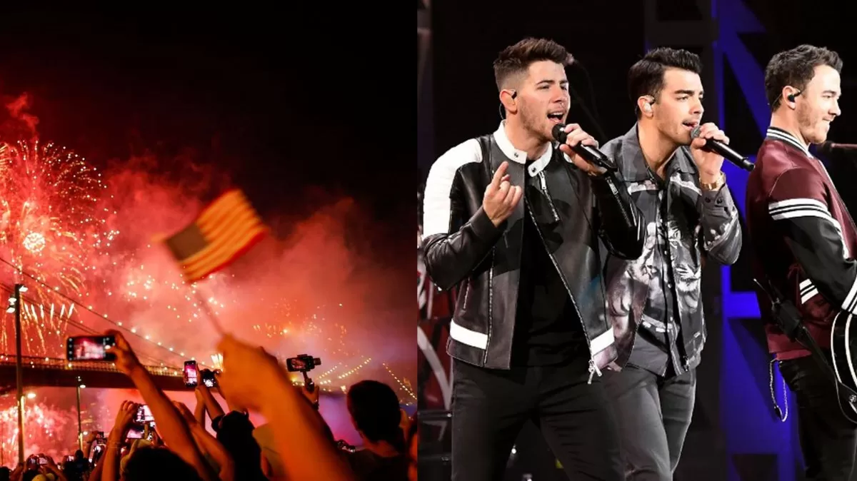 El espectáculo del 4 de julio de Macy’s 2025 incluirá fuegos artificiales y shows de reconocidos músicos. Crédito: Ilustración AMTV