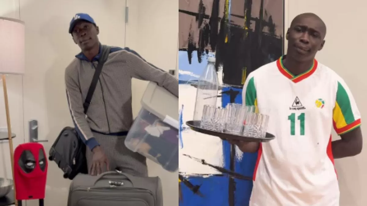 Khaby Lame, estrella de TikTok, fue detenido en EE.UU. por violación migratoria. Crédito: Ilustración AMTV