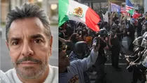 Eugenio Derbez se pronuncia contra las redadas de ICE en EE.UU., exigiendo trato digno para los inmigrantes indocumentados. Crédito: Ilustración AMTV
