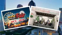 Big Garland Fair y Juneteenth USA: El "Día de la Liberación 2025" en Garland incluirá música en vivo, espacios de pícnic y venta de comida local en Downtown Square. Crédito: Ilustración AMTV